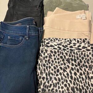 5 lb Reseller Mixed Lot Pants and Jeans Assorted Sizes Styles And Brands